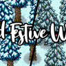Animated Festive Winter Tree