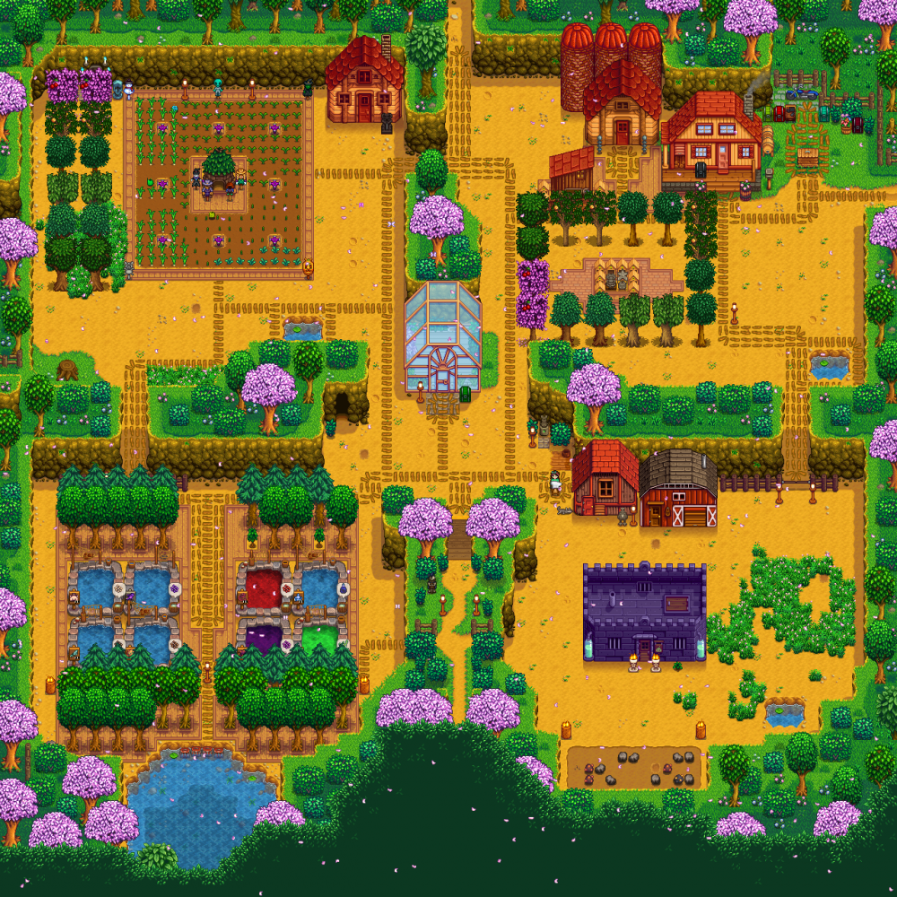 Four Corners Farm My 1 4 Farm Tallgrass Plains Stardew Valley Forums