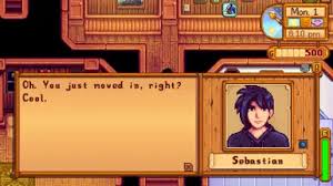 Optimistic Sebastian at Stardew Valley ...
