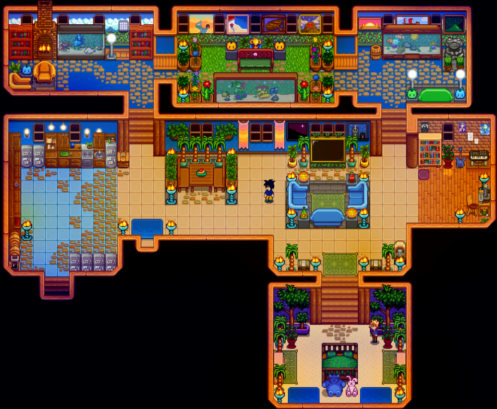 Interior - My Beach House | Stardew Valley Forums