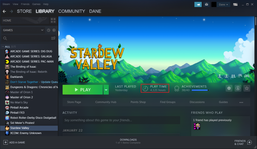 Stardew Valley no Steam