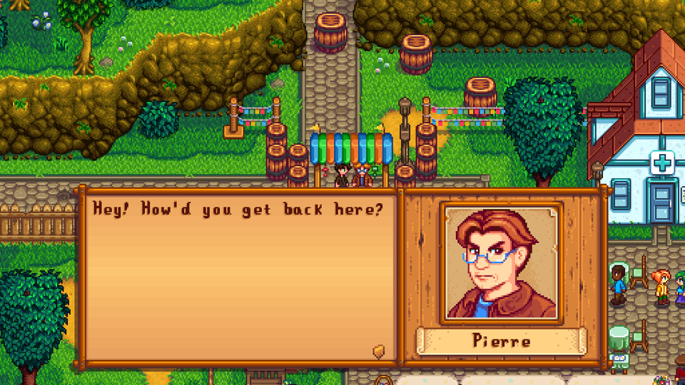 When you sneak into Pierre's Booth at the Egg Festival | Stardew Valley  Forums