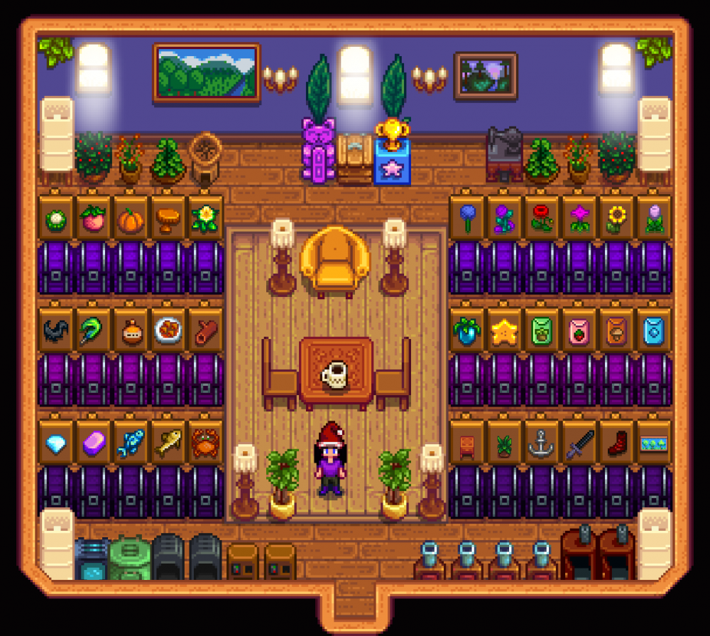 Interior - Finished decorating my storage shed! | Stardew Valley Forums