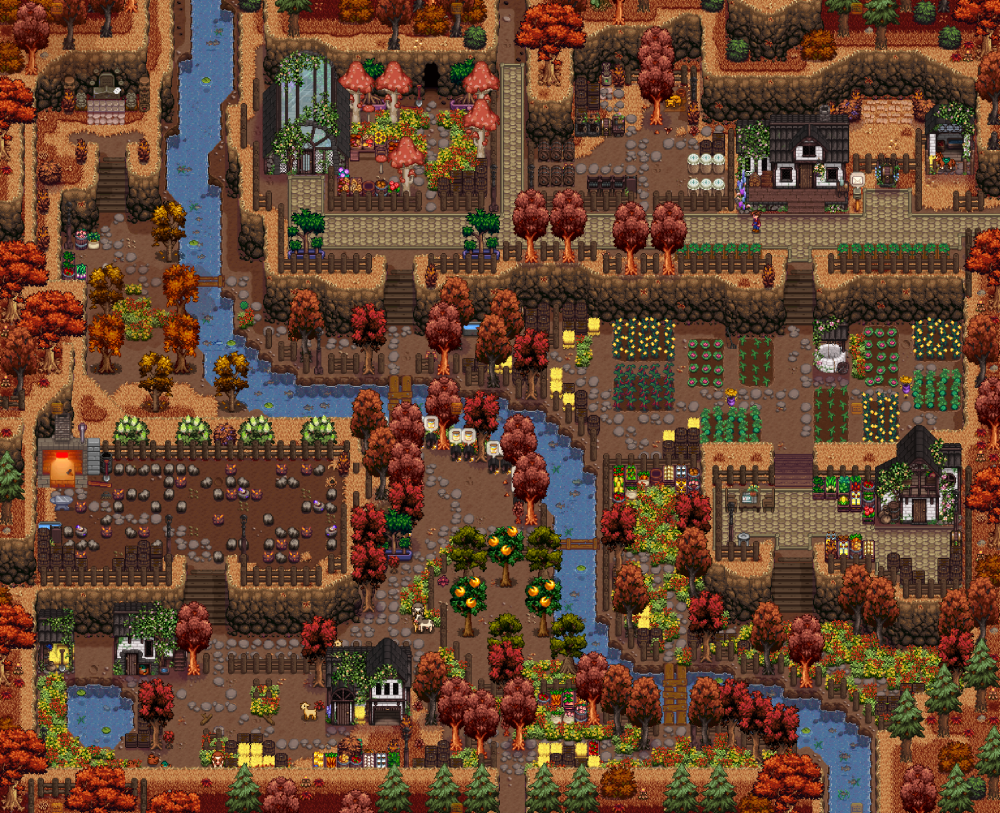 Hill top Farm My Hilltop Farm Design Stardew Valley Forums
