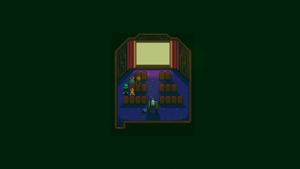 Movie theater Green Rain, with Robin, Lewis and Marnie also there.jpg