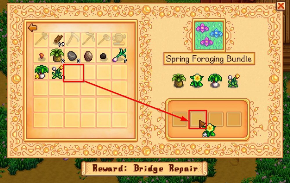 Solved Help Can T Add Items To The Community Center Bundle Stardew Valley Forums
