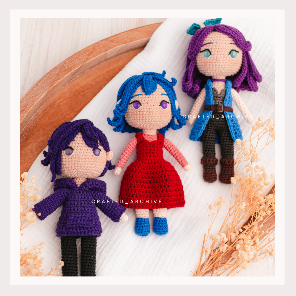 Stardew Valley - Sebastian Emily Abigail Crochet Dolls.png